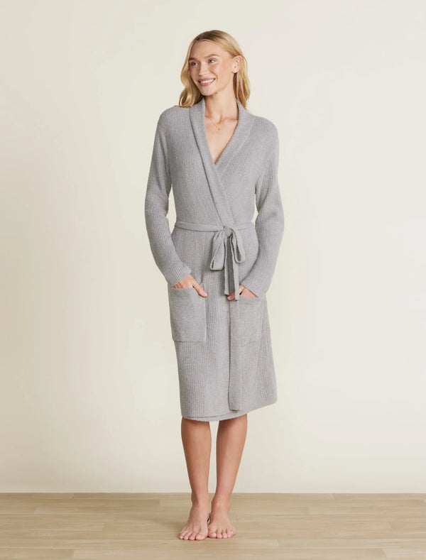 Ribbed Robe in Dove Gray Madison's Niche 