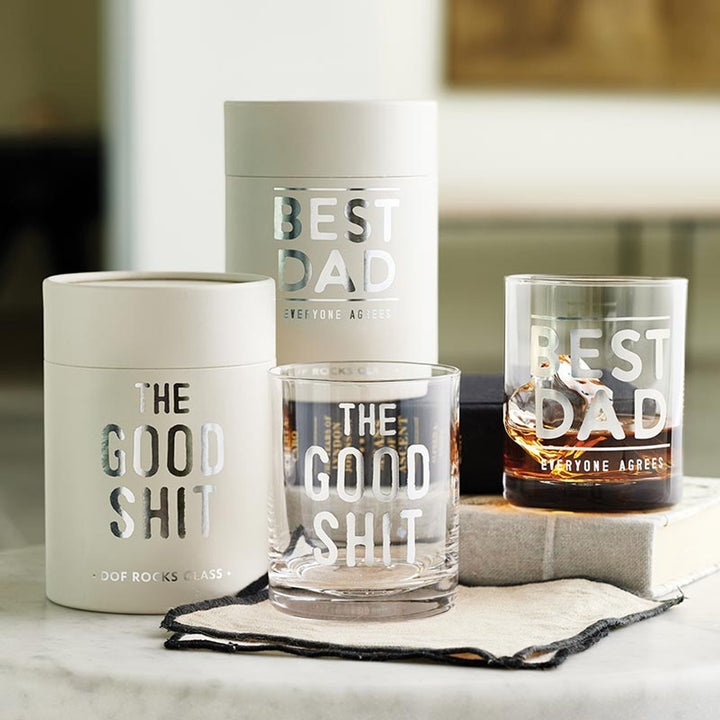 Best Dad Old Fashion Glass