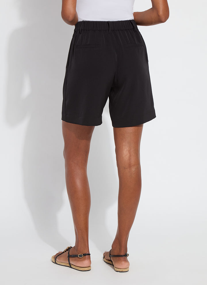 Black Dia Pleated Short