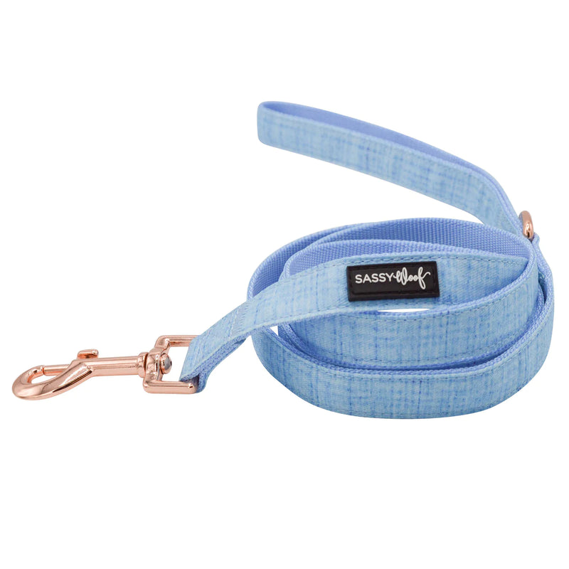Blue Fabric Leash - Madison's Niche 