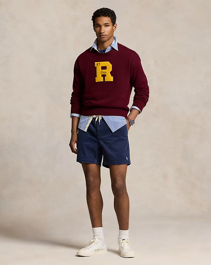 Boston Navy Polo Prepster Corduroy Short