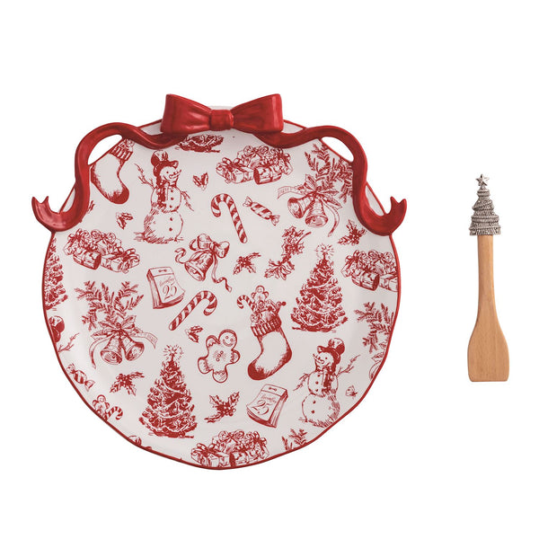 Bow Cookie Plate Madison's Niche 
