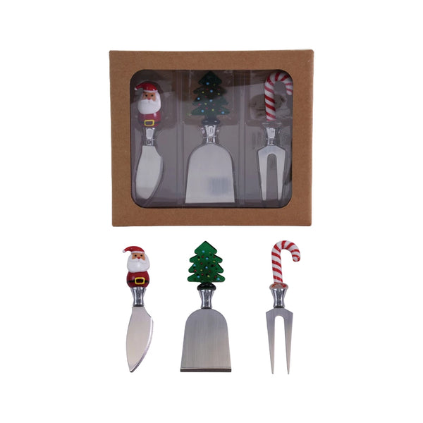 Boxed Holiday Cheese Knives Madison's Niche 