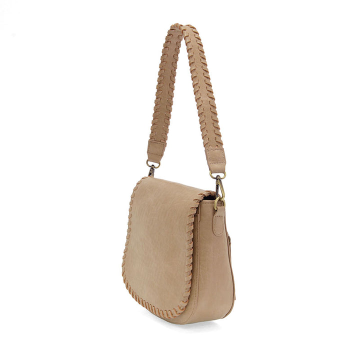 Buff Anne WhipStitch Saddle Crossbody