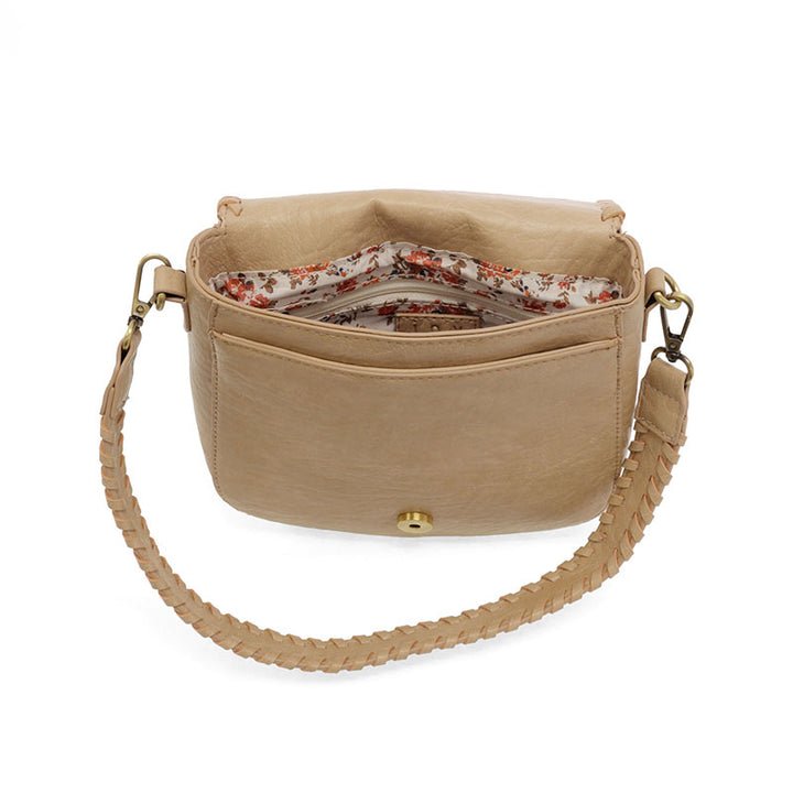 Buff Anne WhipStitch Saddle Crossbody