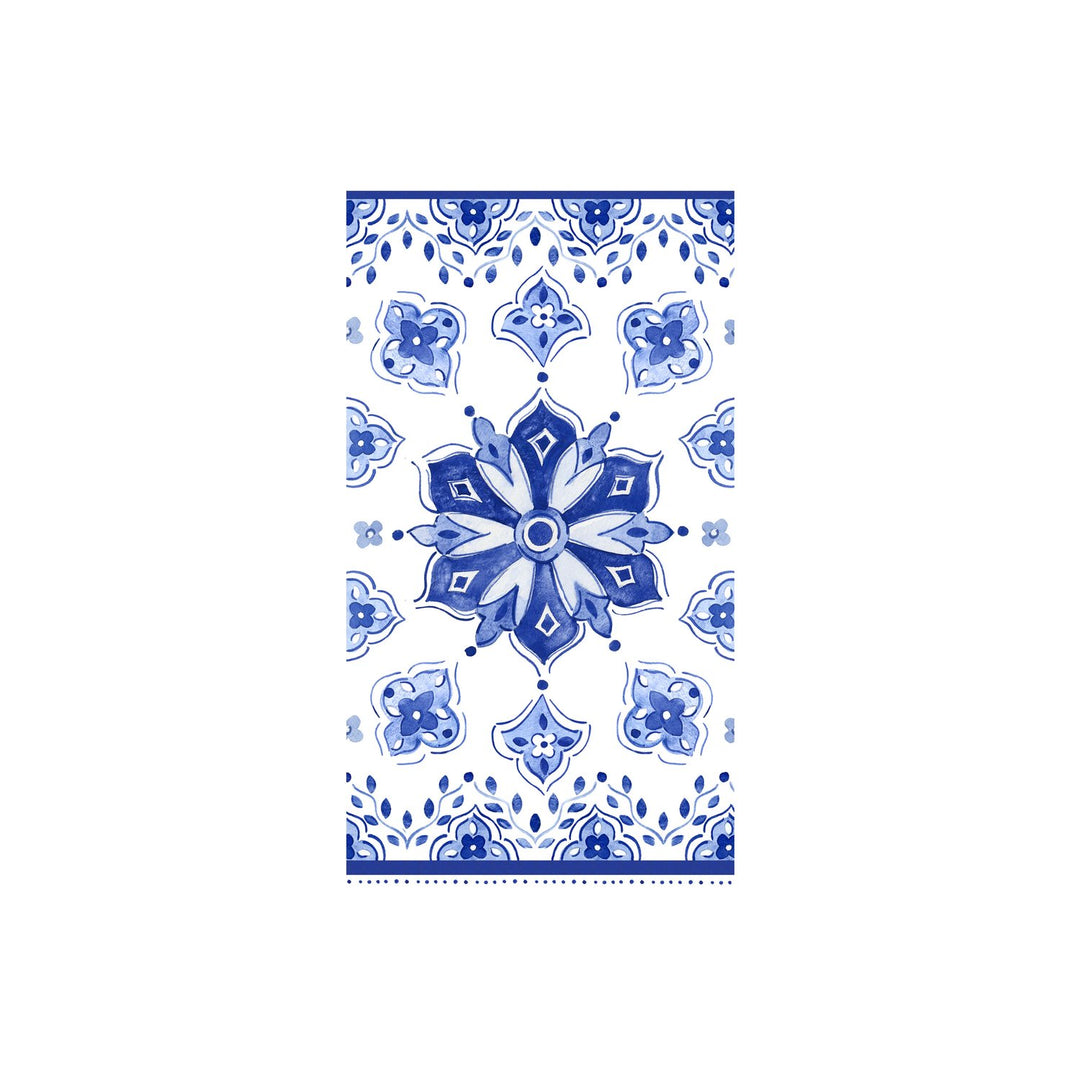 Moroccan Blue Guest Towels