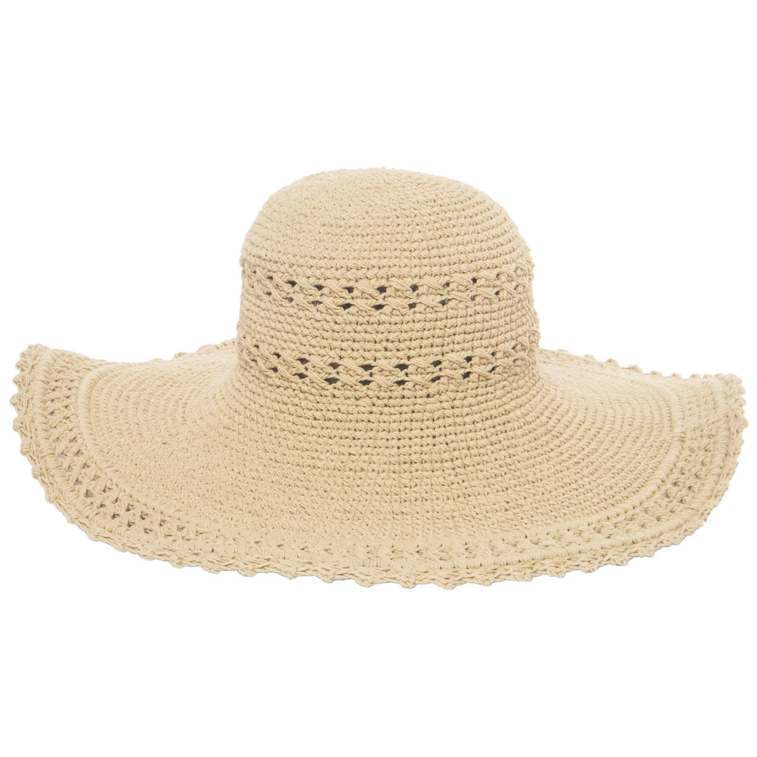 Crochet Scallop Brim Hat - Madison's Niche 