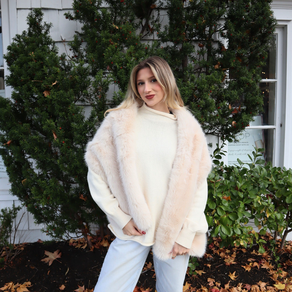 Carolynn Faux Fur Wrap Madison's Niche 