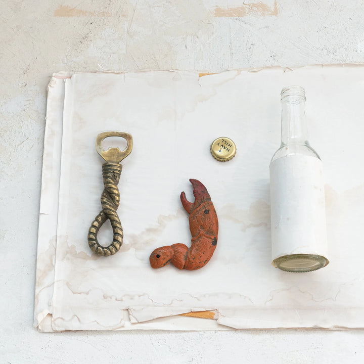 Cast Iron Crab Claw Shaped Bottle Opener
