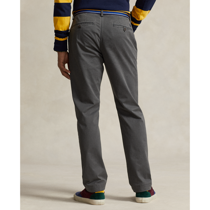 Charcoal Grey Bedford Cotton Stretch Twill Pant