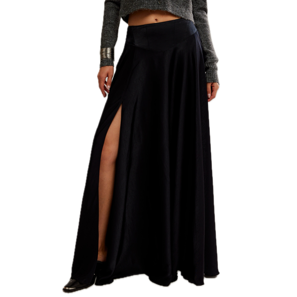 Chilco Maxi Skirt in Black Madison's Niche 