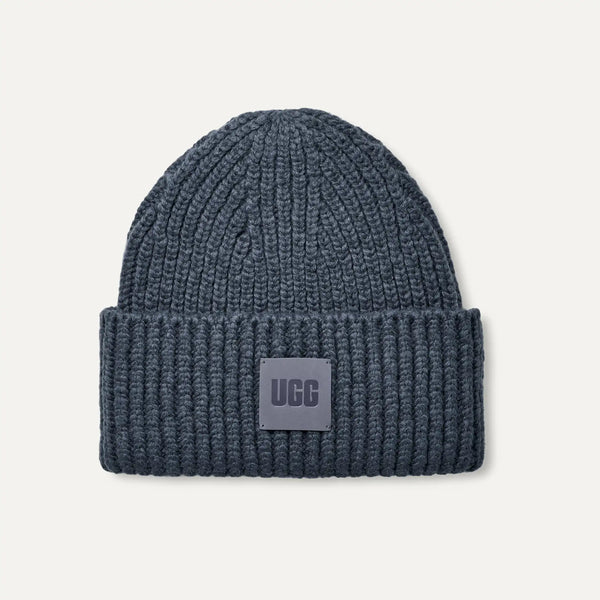 Chunky Rib Beanie in Dark Wave Madison's Niche 