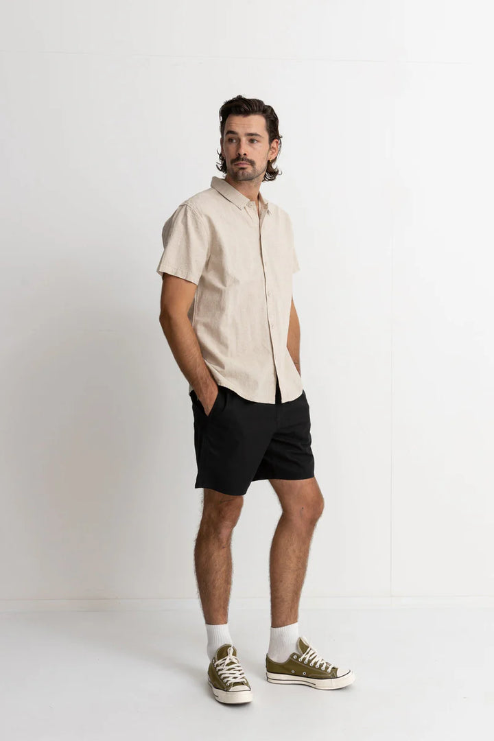 Classic Linen Shirt in Sand