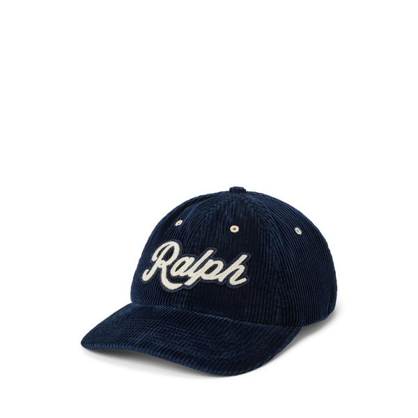 Corduroy Patch Baseball Cap in Hunter Navy Madison's Niche 