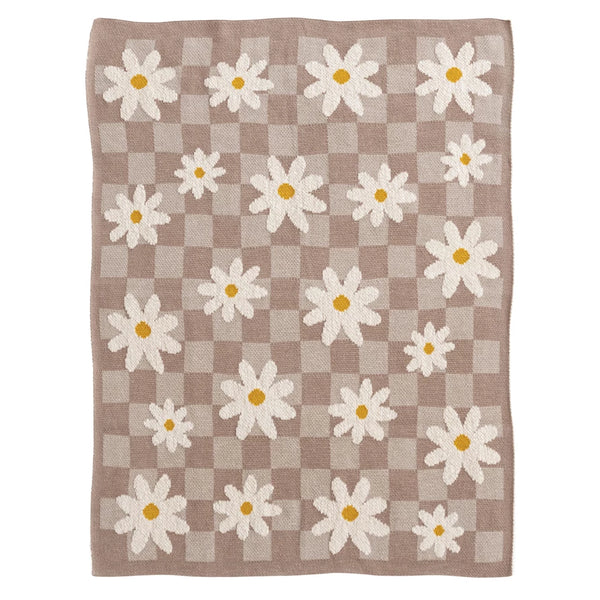 Daisies & Check Baby Blanket Madison's Niche 