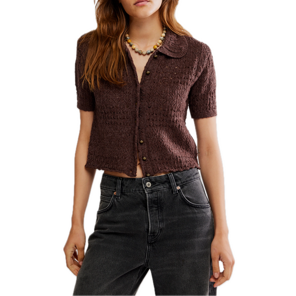 Daylight Cardigan in French Chocolate Madison's Niche 