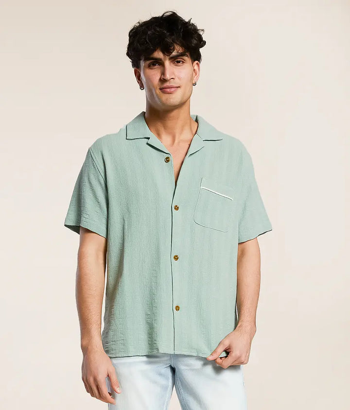 Daytona Shirt in Teal