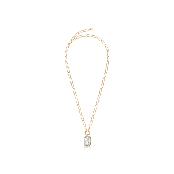 Deco Pendant Necklace in Gold Madison's Niche 