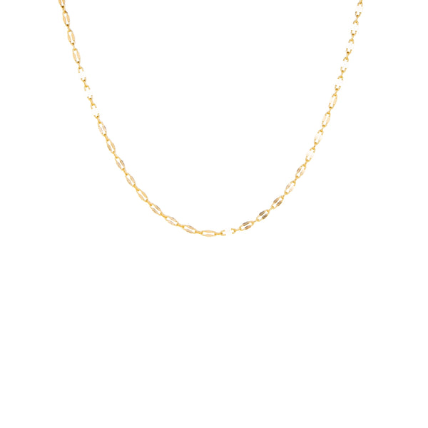 Delicate Sequin Chain Necklace in Gold Madison's Niche 
