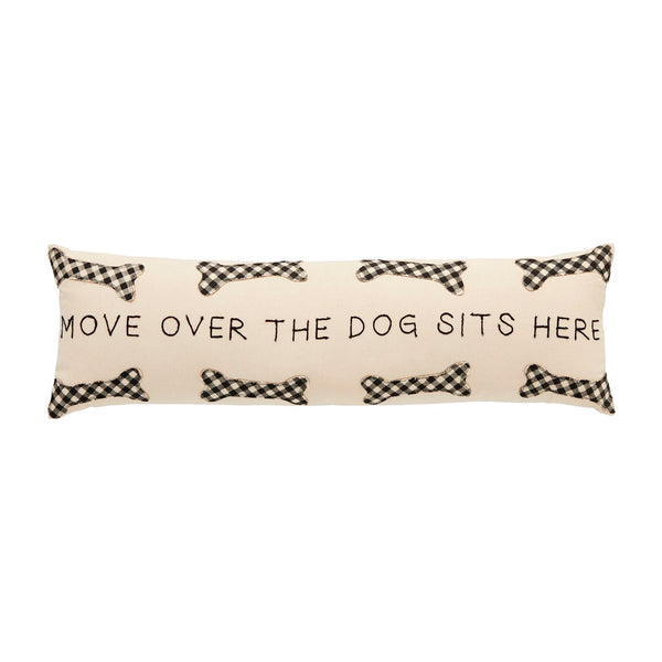 Dog Bone Applique Long Pillow Madison's Niche 