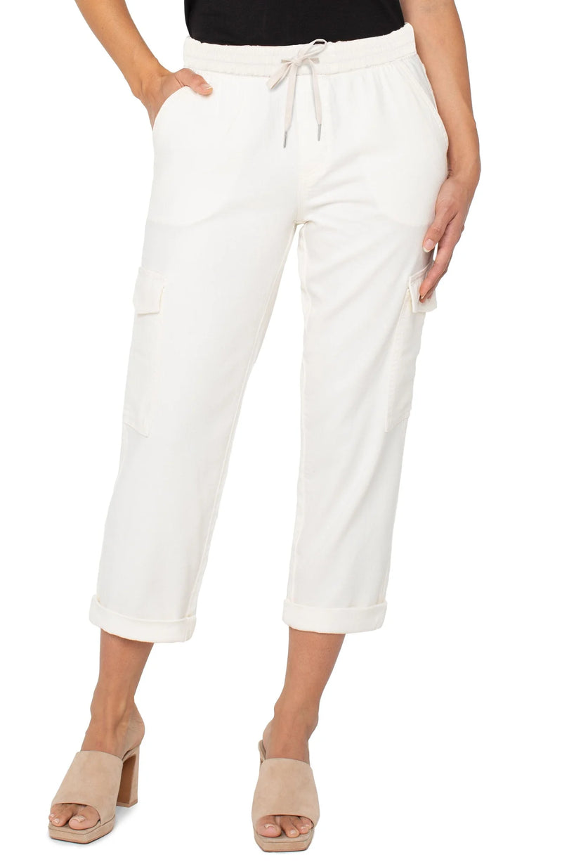 Drawstring Rascal Cargo Pocket in Whipped Cream
