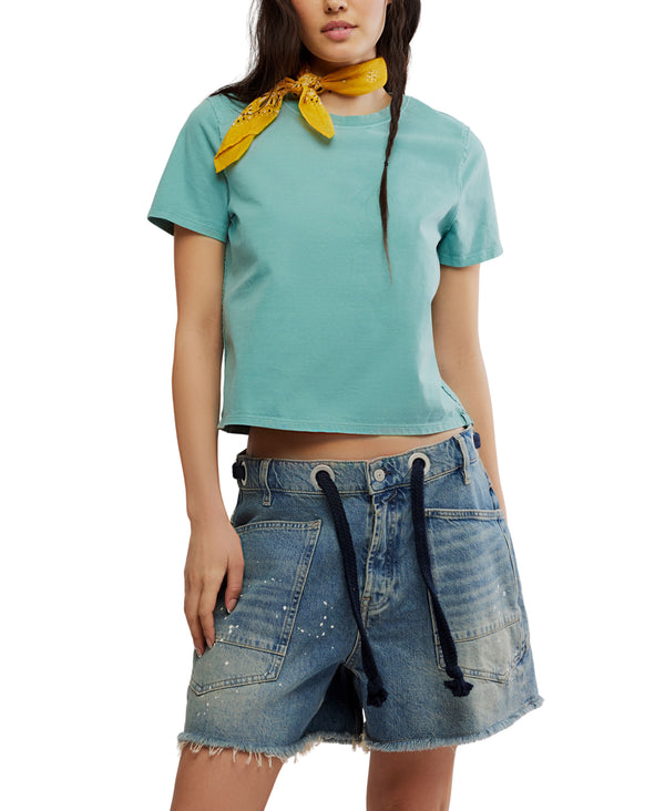 Everyday Tee in Mineral Blue Madison's Niche 