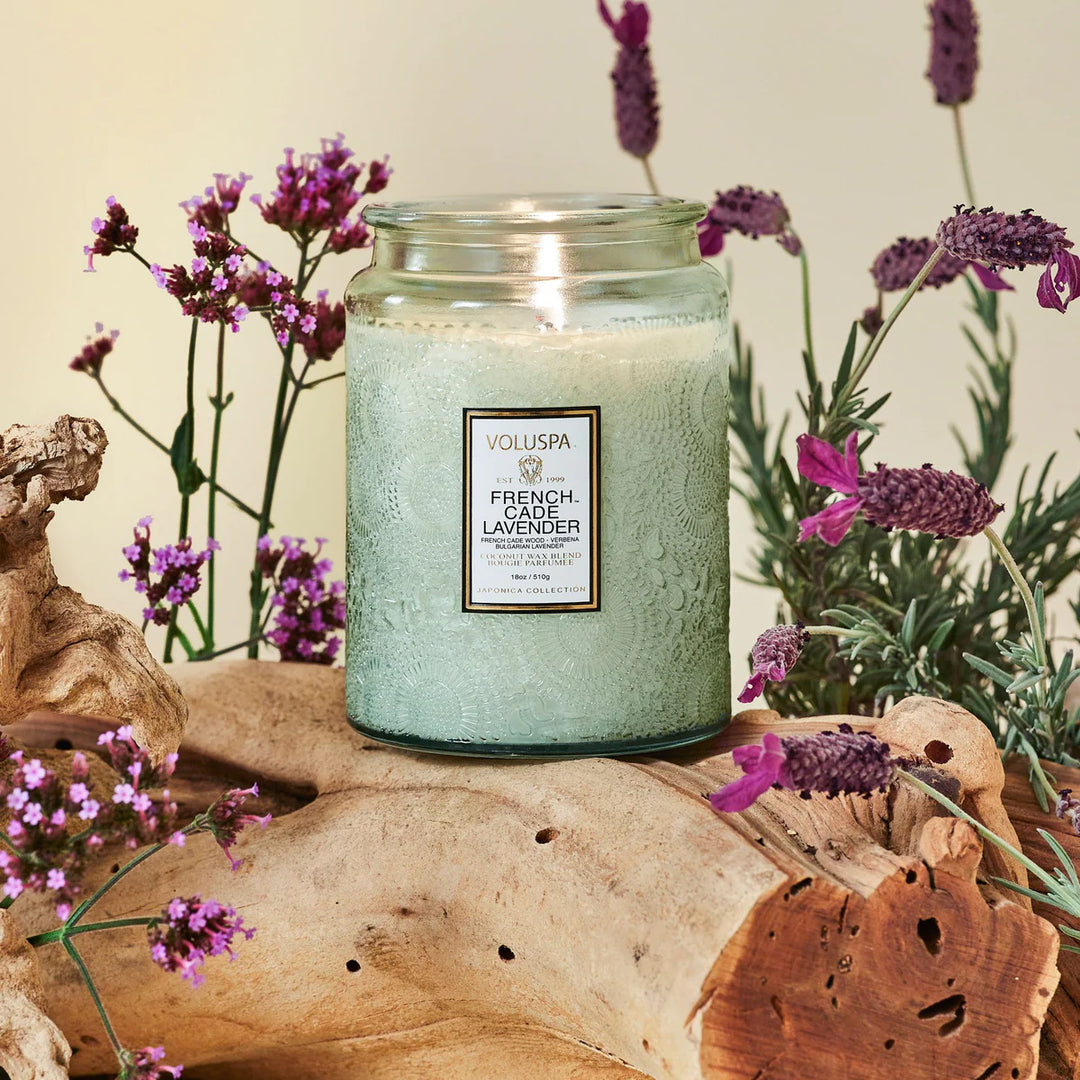 French Cade Lavender 44oz Candle - Madison's Niche 