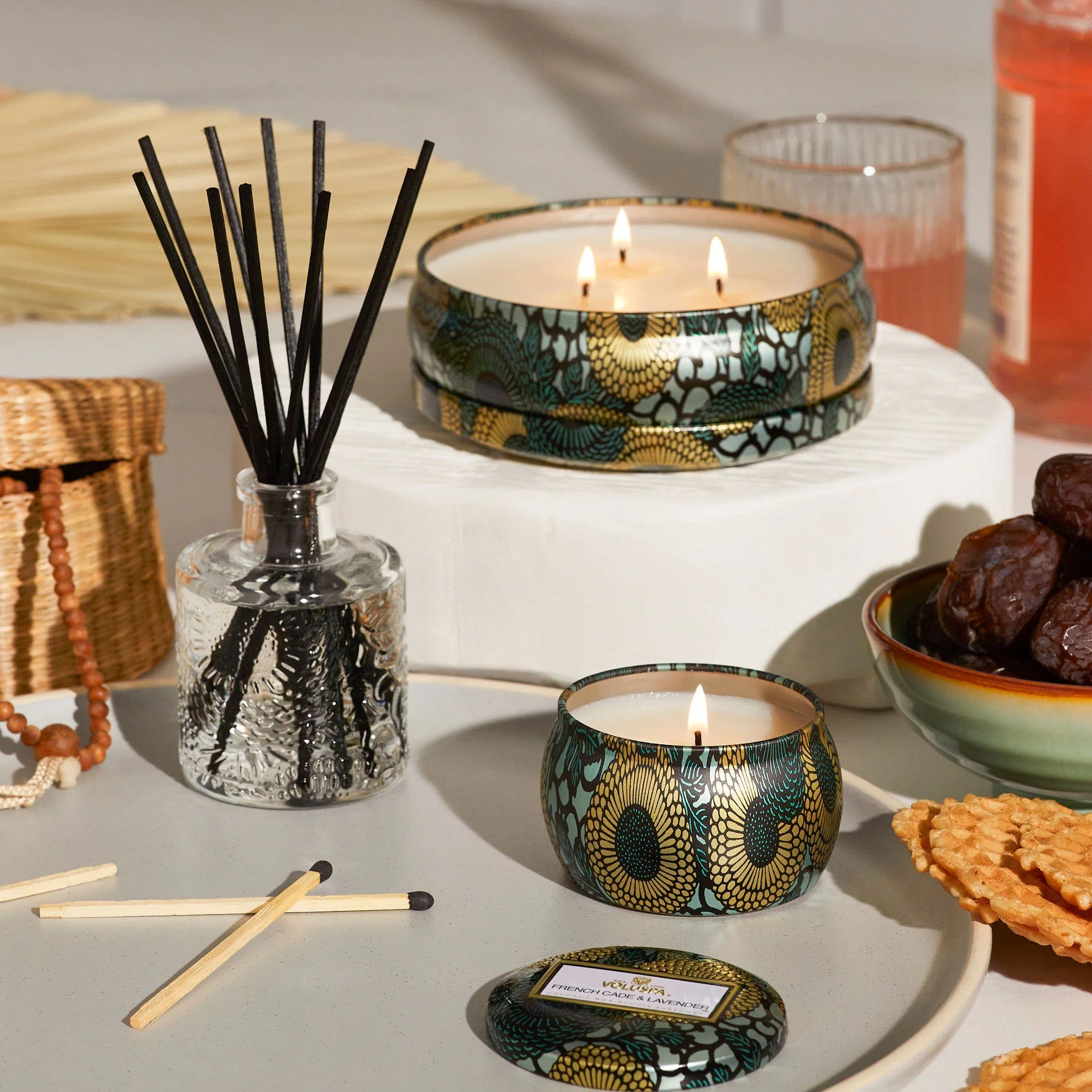 Voluspa XXV French Cade Lavender Candle - Thumbnail 3