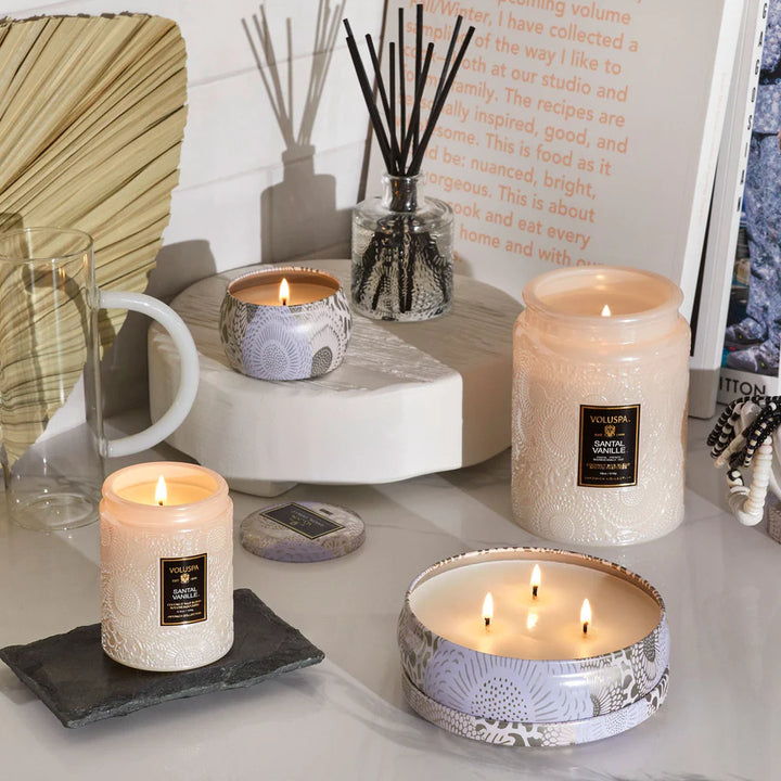 Santal Vanille 3 Wick Tin Candle