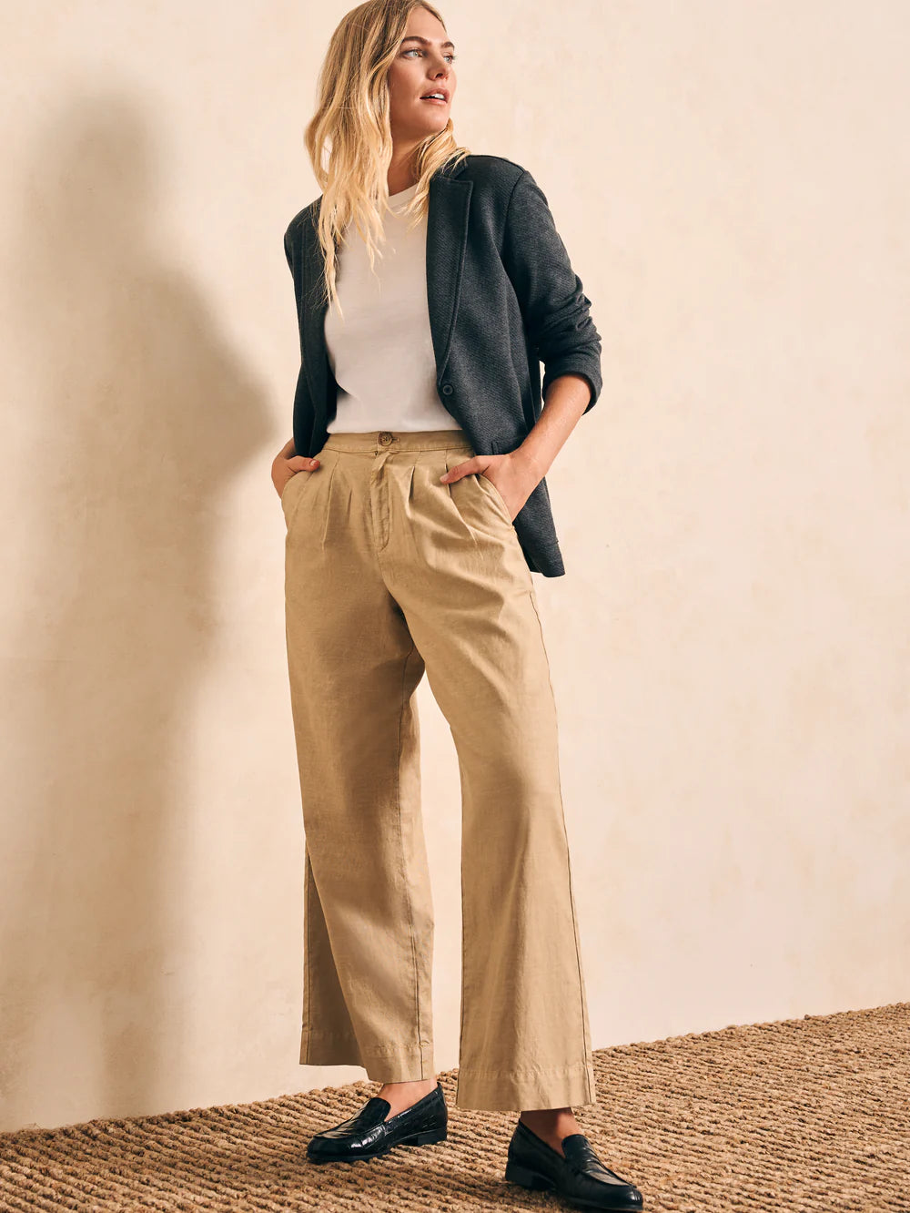 Cotton Canvas Trouser - Madison's Niche 