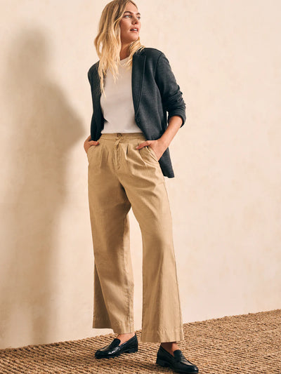 Cotton Canvas Trouser - Madison's Niche 