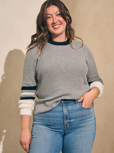 Throwback Crew Sweater - Madison's Niche 