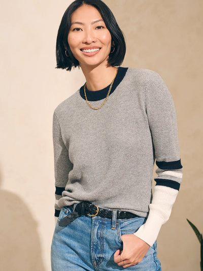 Throwback Crew Sweater - Madison's Niche 