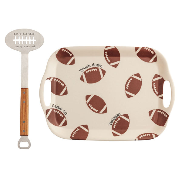 Football Tray With Spatula Madison's Niche 