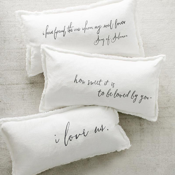 I Love Us Lumbar Pillow