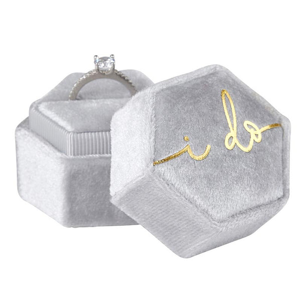 I Do Velvet Ring Box Madison's Niche 