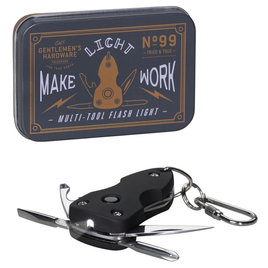 Pocket Multi Tool with Flashlight - Madison's Niche 