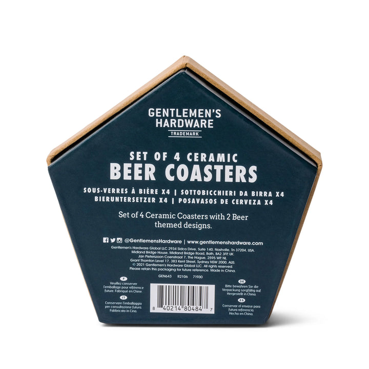 Set of 4 Beer Coasters