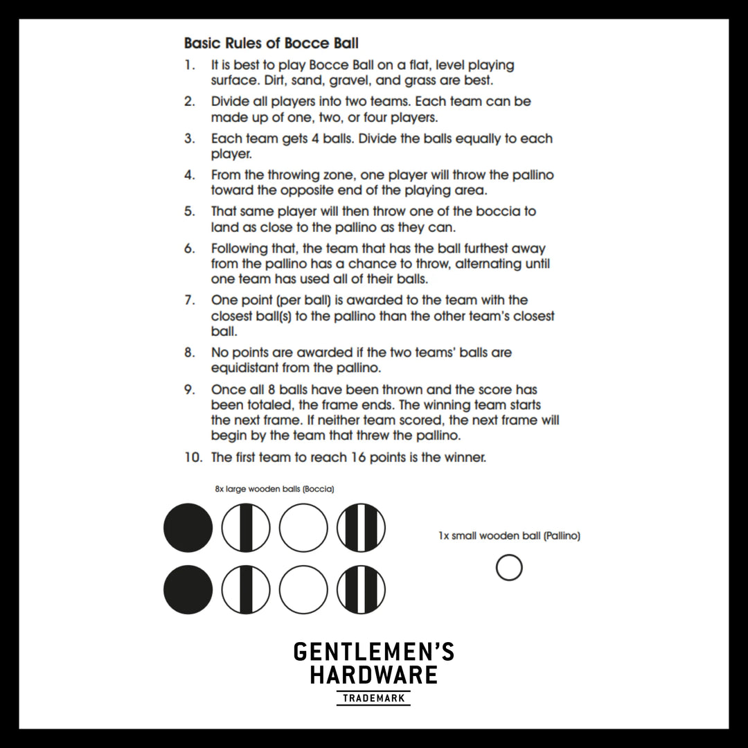 Bocce Ball - Madison's Niche 