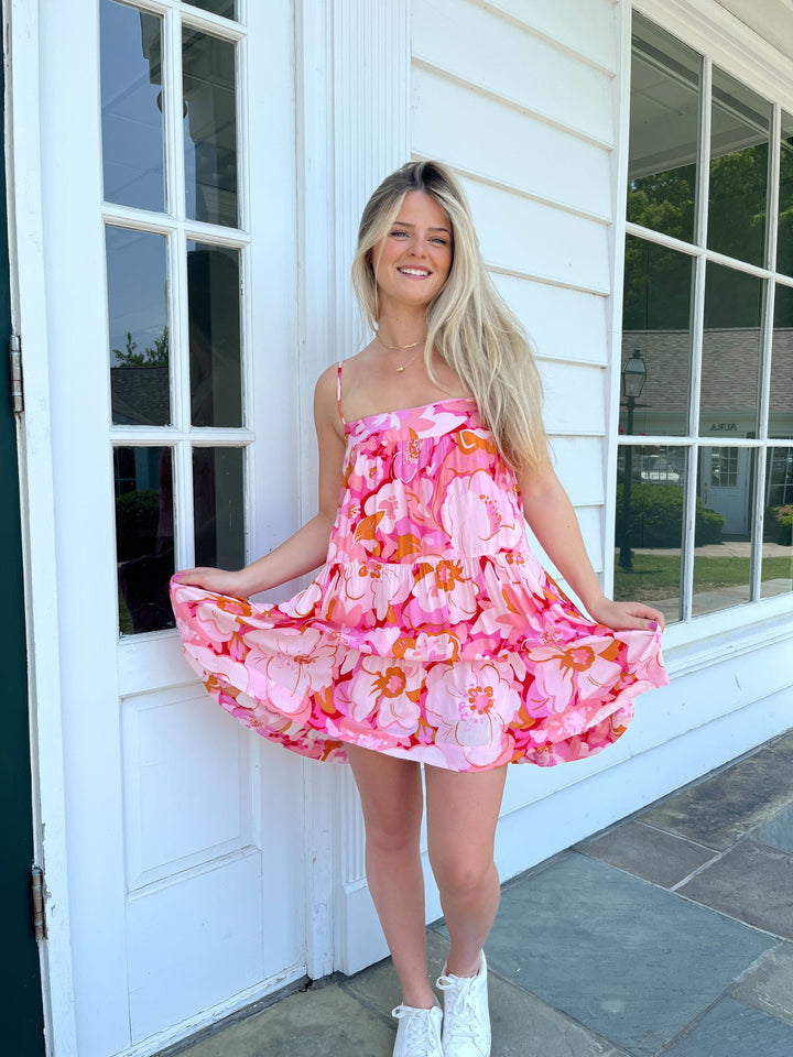 Josie Tiered Mini Dress - Madison's Niche 