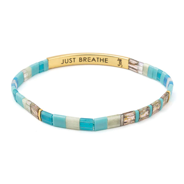 Gold Miyuki Bracelet in Just Breathe - Madison's Niche 