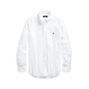 Garment-Dyed Oxford Shirt in White Madison's Niche 