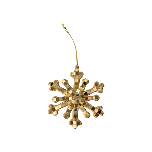 Glass Mosaic Snowflake Ornament Madison's Niche 