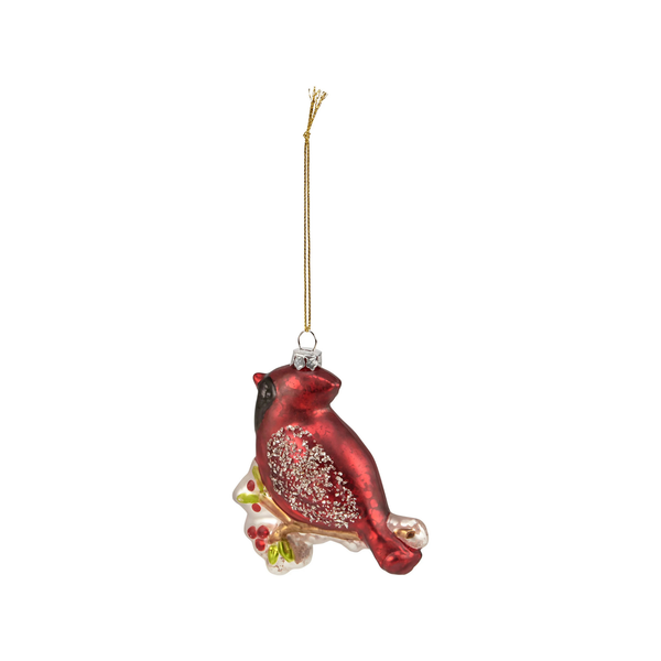 Glass Winter Cardinal Ornament Madison's Niche 