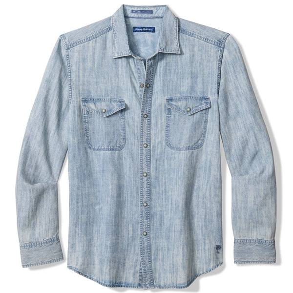 Go West Button Down in Indigo Madison's Niche 