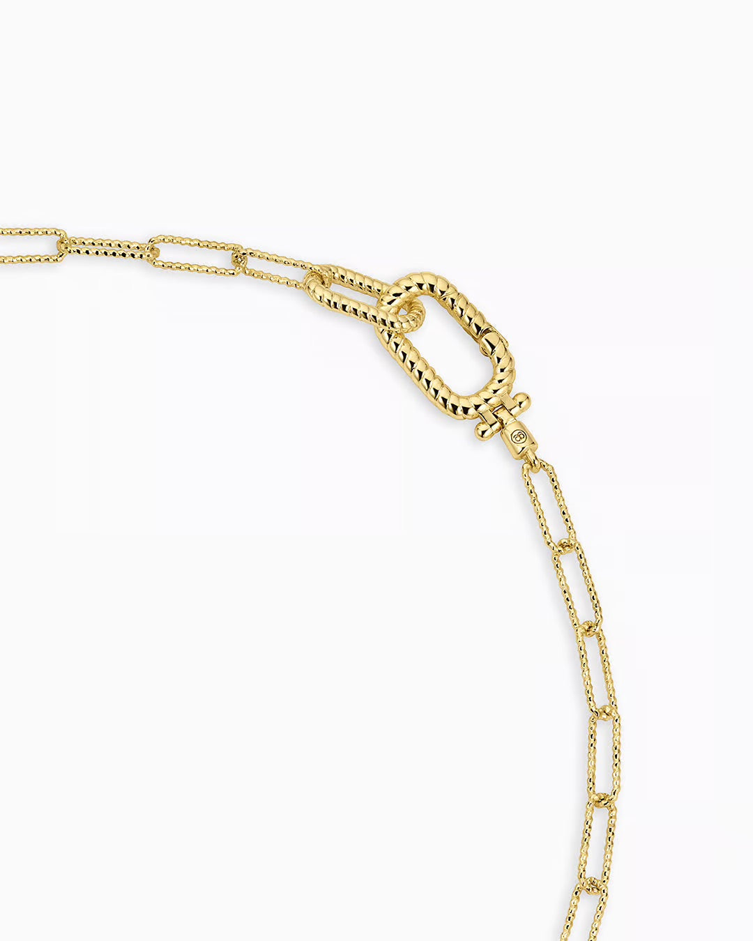 Gold Crew Link Necklace