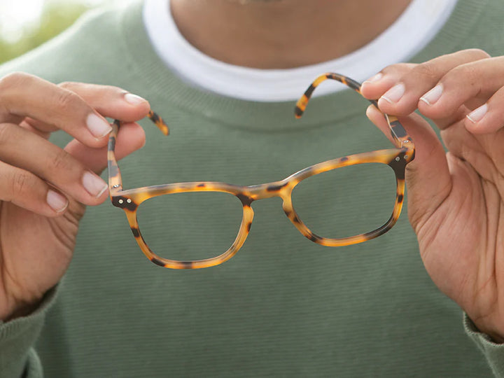 Harper Blue Light Readers in Honey Tort
