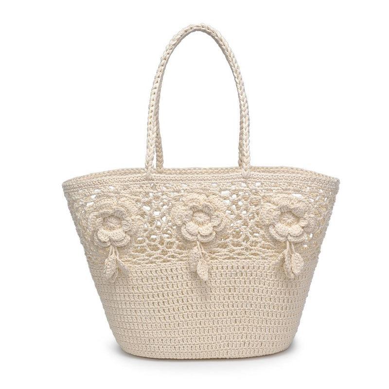 Hampton Tote in Ivory