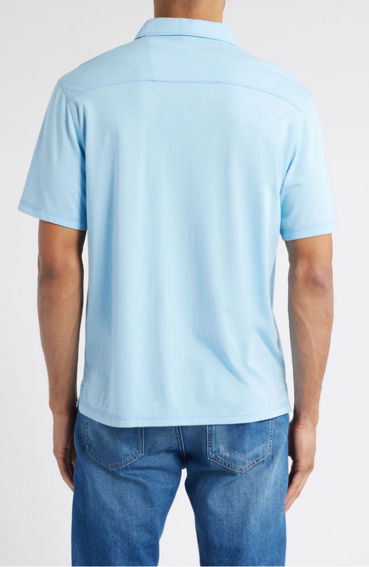 Harbor Isles Polo in Chambray Blue