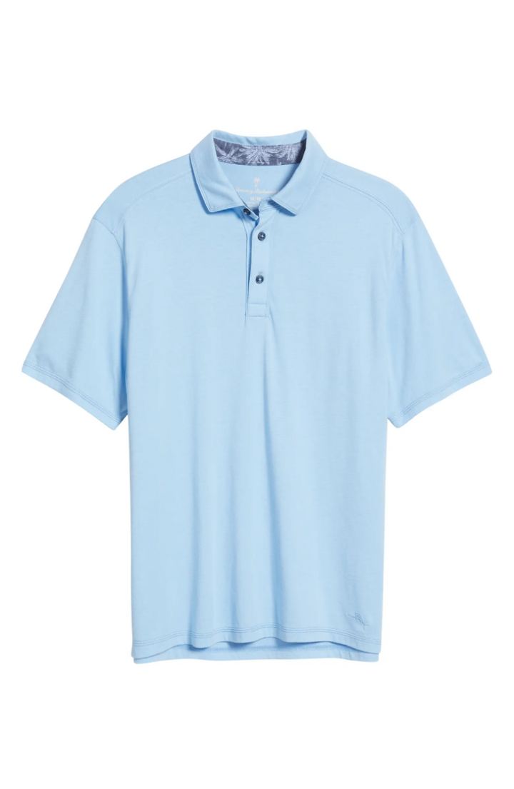 Harbor Isles Polo in Chambray Blue
